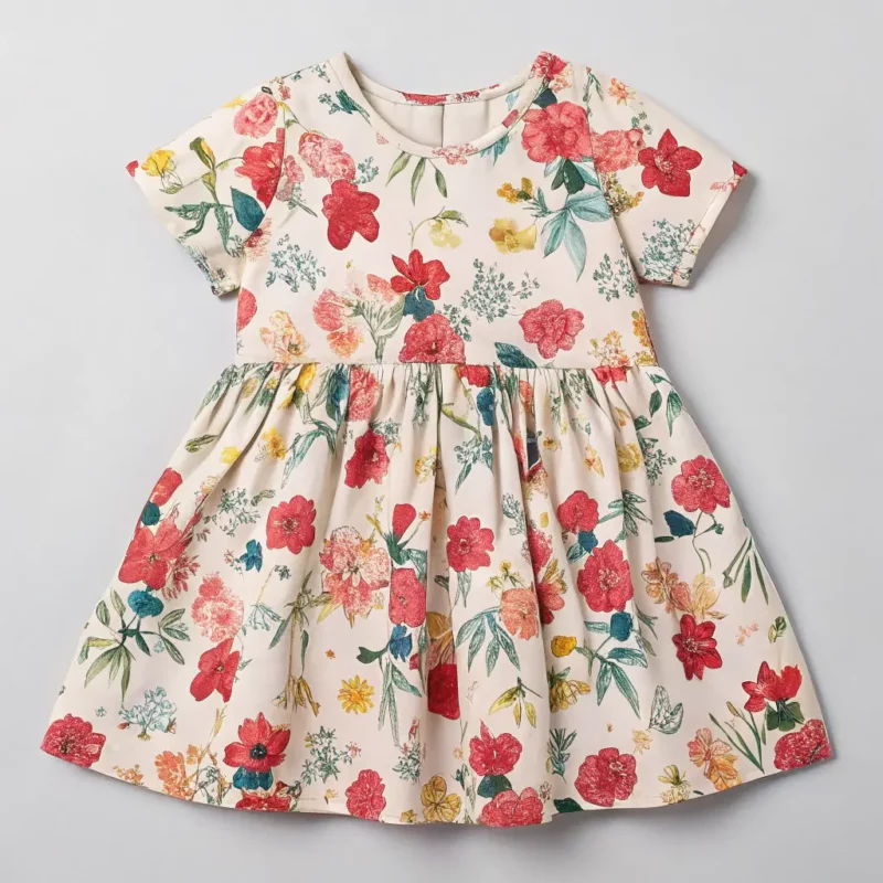 Floral Print Baby Dress